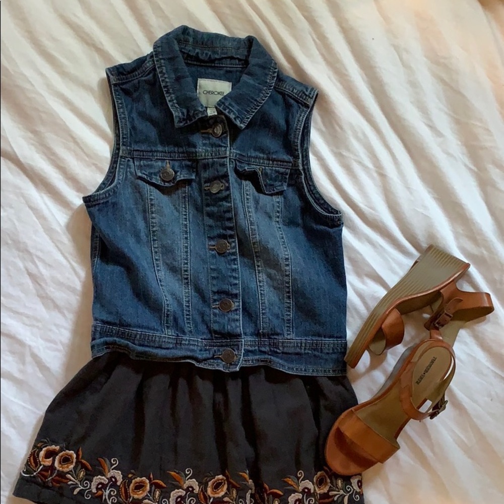 Denim vest